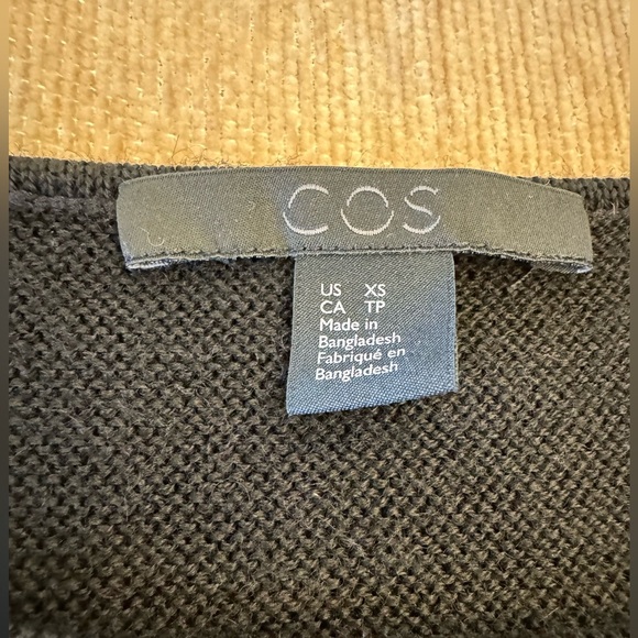 COS A-Line Merino Wool Sweater, sz XS - Picture 4 of 12